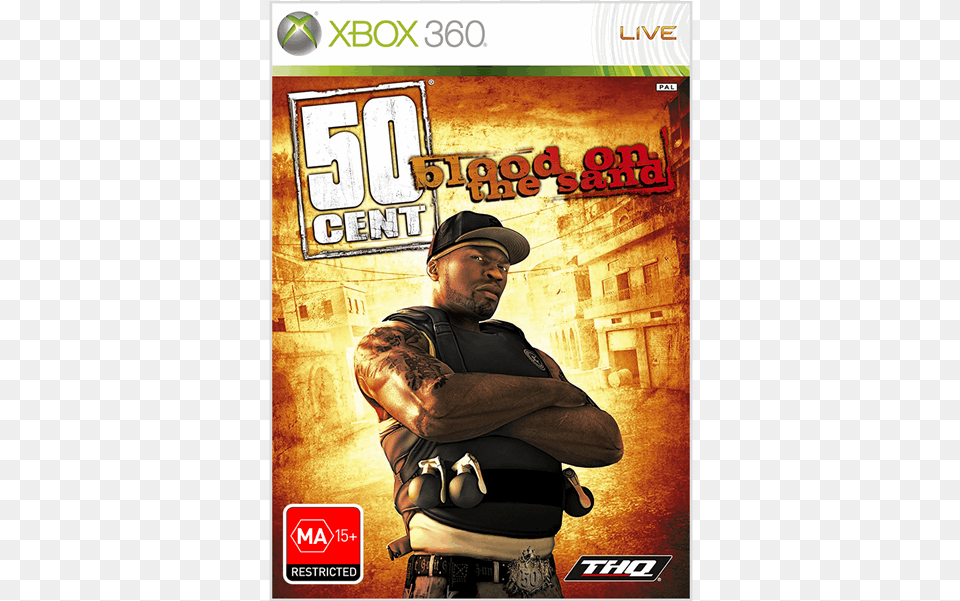 Blood On The Sand 50 Cent Xbox, Poster, Person, People, Hat Free Png