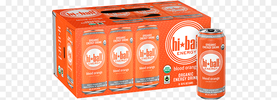 Blood Orange Hiball Energy Organic Juice Drink Caffeinated Drink, Alcohol, Beer, Beverage, Lager Free Png