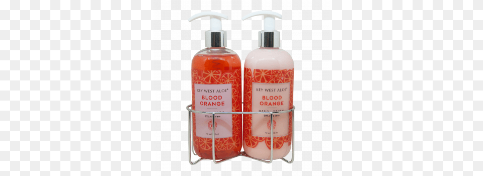 Blood Orange Sink Duo Hand Lotion Made With 50 Aloe Sink, Bottle, Cosmetics, Perfume Png