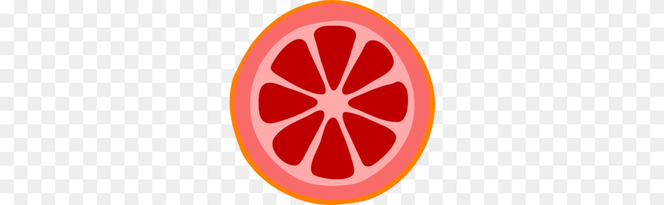 Blood Orange Slice Clip Art, Citrus Fruit, Food, Fruit, Grapefruit Free Png