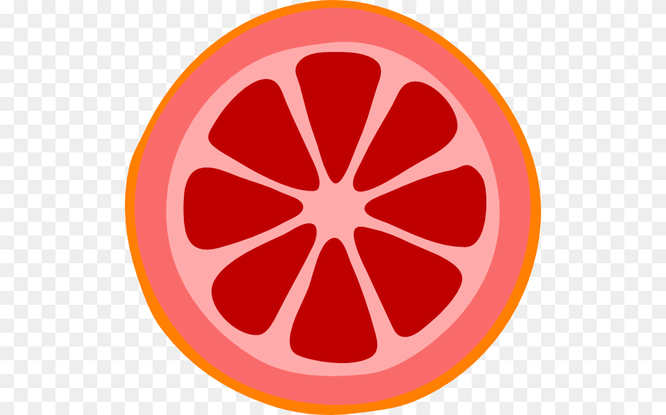 Blood Orange Slice Clip Art, Citrus Fruit, Food, Fruit, Grapefruit Free Png