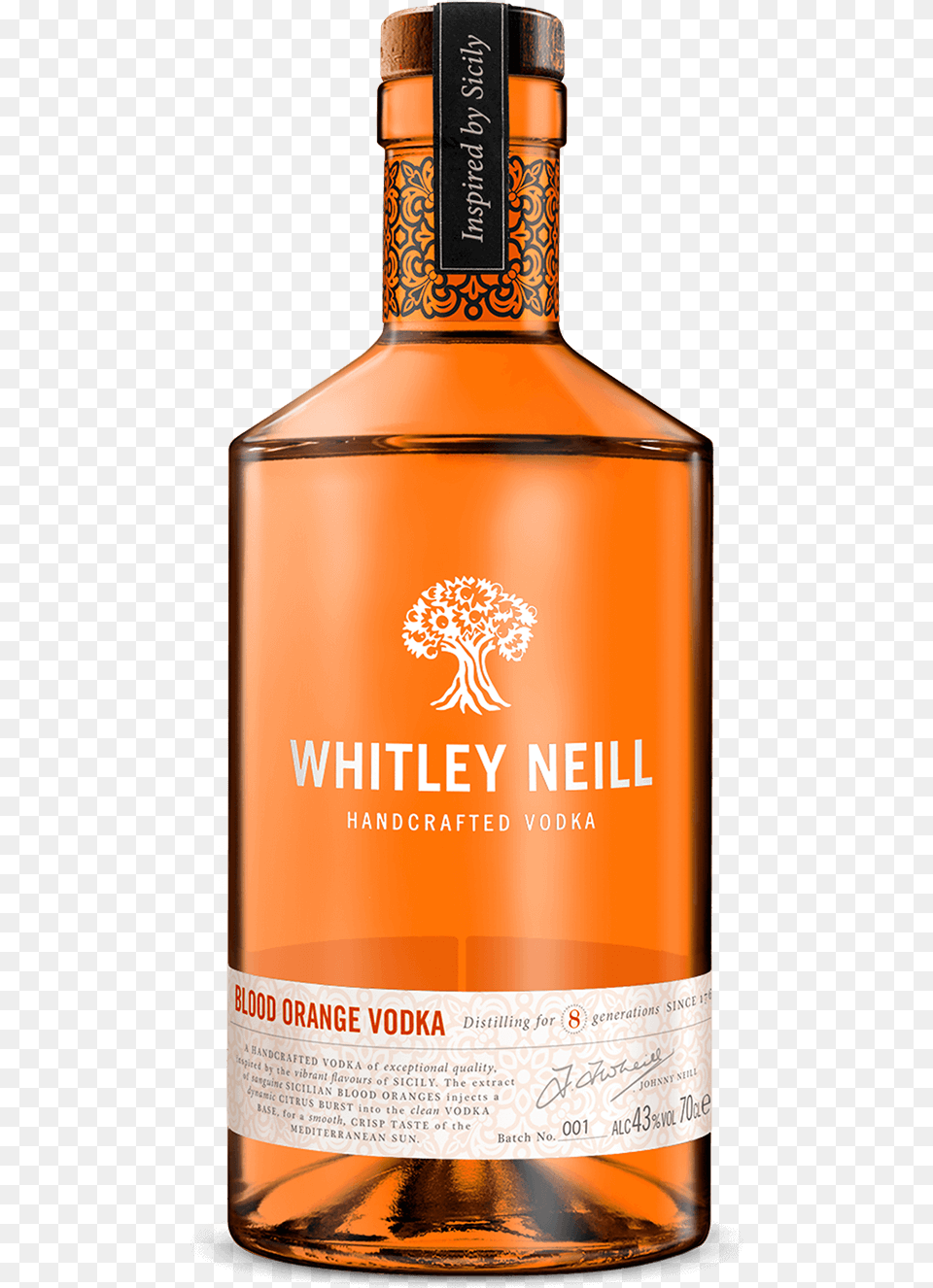 Blood Orange Vodka Blood Orange Whitley Neill Gin, Alcohol, Beverage, Liquor, Bottle Png