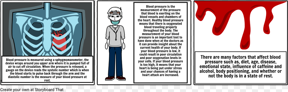 Blood Pressure Allison Roland Cartoon, Book, Comics, Publication, Person Free Png Download