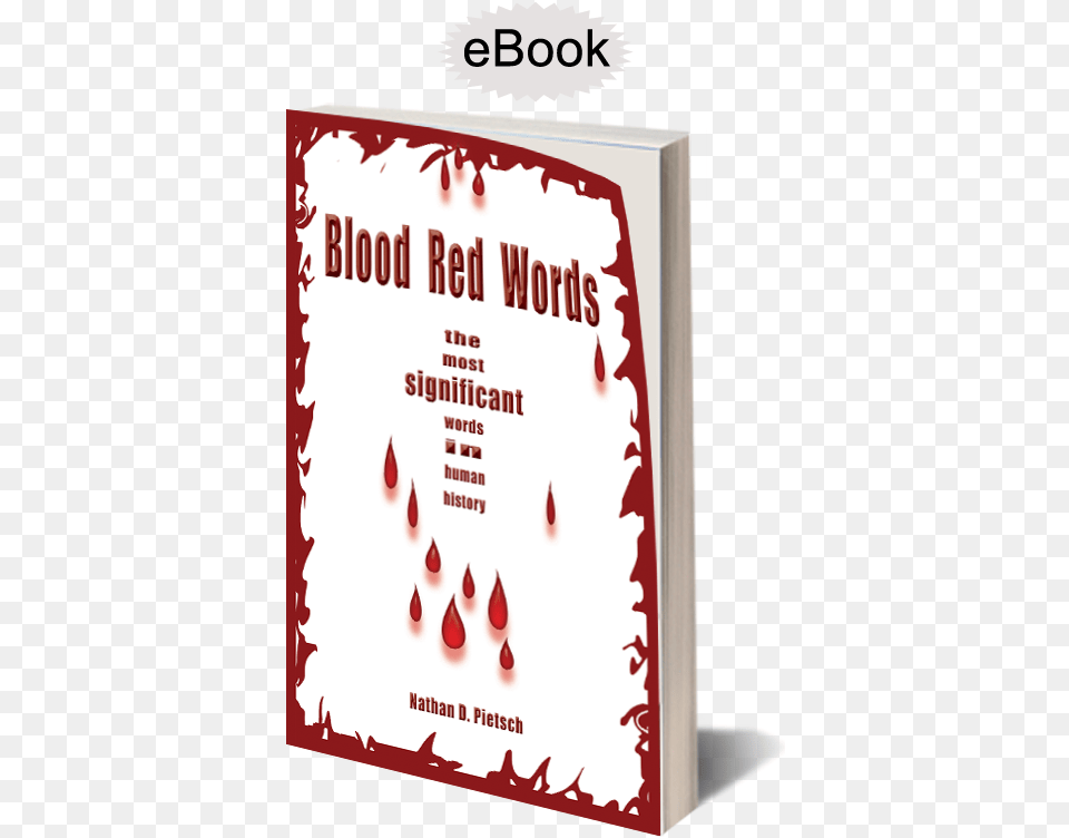 Blood Red Words Poster, Advertisement, Book, Publication Png