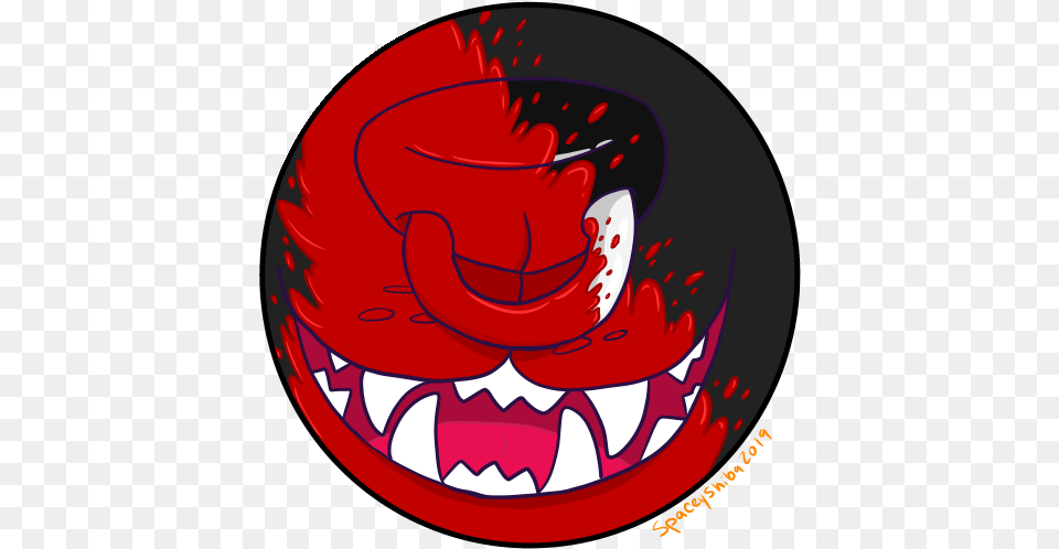 Blood Splatter Muzzle Icon Wide Grin, Clothing, Hat, Logo Free Transparent Png