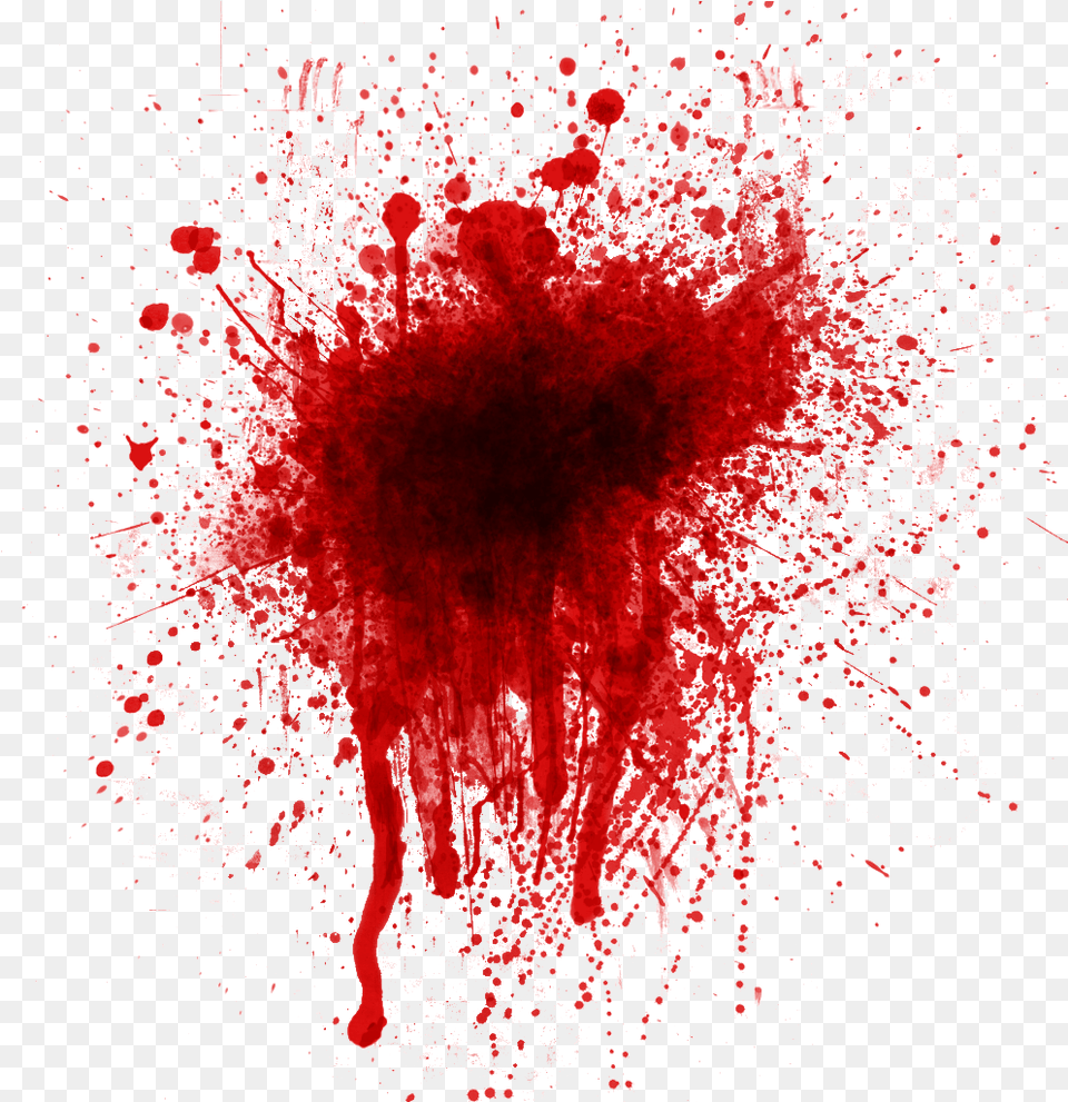 Blood Splatter Realistic, Art, Graphics, Stain, Bonfire Free Png