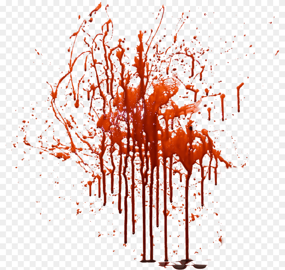 Blood Stain Blood Splatter On The Wall, Art, Fireworks, Modern Art, Graphics Png Image