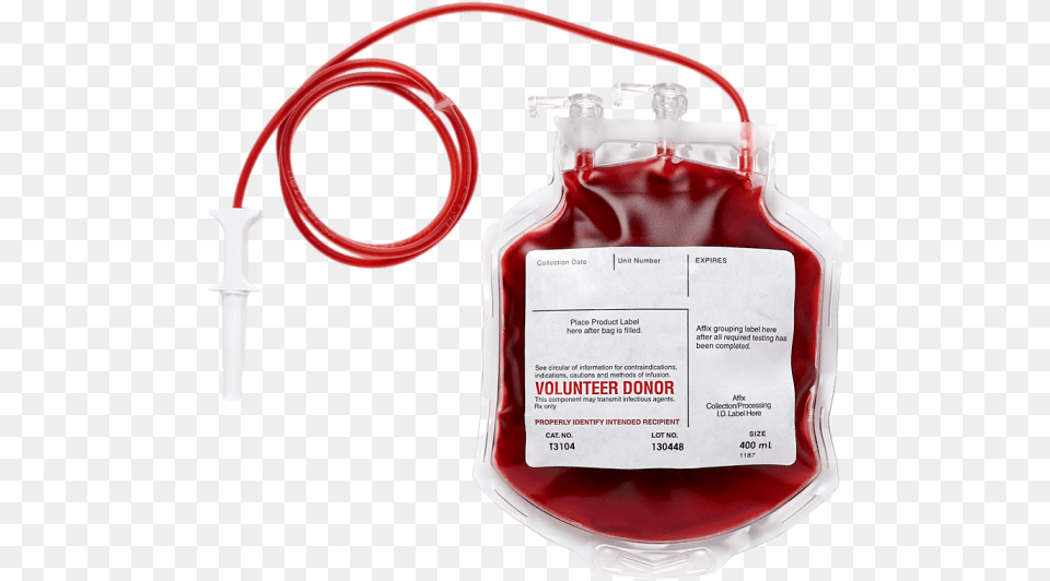 Blood Transfer Bags By Charter Medical Glass Bottle, Food, Ketchup Free Transparent Png