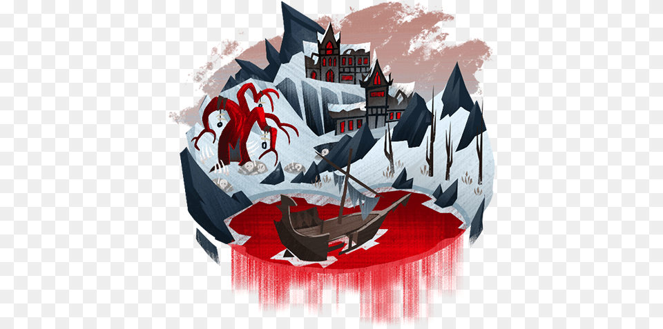 Blood Tundra Feral Blood Tundra Tree, Nature, Outdoors, Art, Painting Free Transparent Png