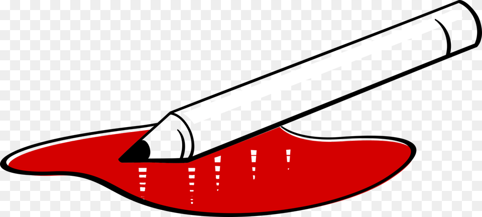 Blood Vessel Pencil Drawing Red, Brush, Device, Tool, Blade Free Transparent Png