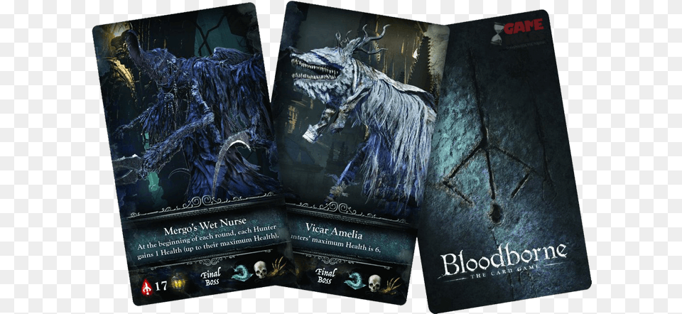Bloodborne Card Game, Book, Publication, Dragon, Animal Free Png Download