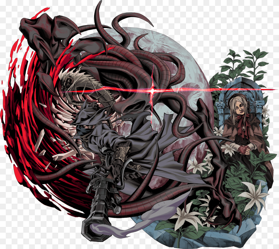 Bloodborne Da Lua, Book, Publication, Comics, Adult Png Image