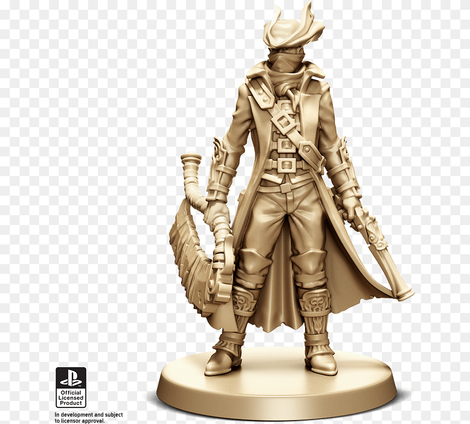 Bloodborne Hunter 3 Figurine, Person, Clothing, Coat Png Image