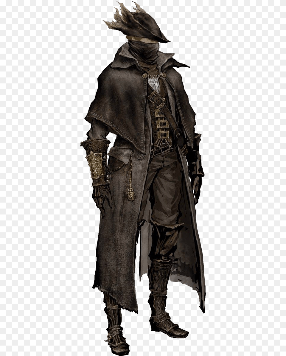 Bloodborne Hunter Set Art, Clothing, Coat, Fashion, Adult Png Image