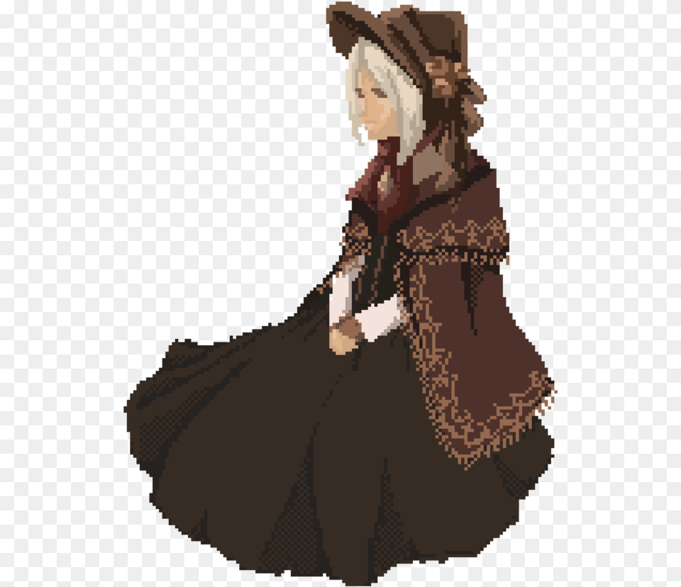 Bloodborneigripixel Artpiksel Art Piksel Arteileen Bloodborne Pixel Art, Fashion, Wedding, Person, Hat Png