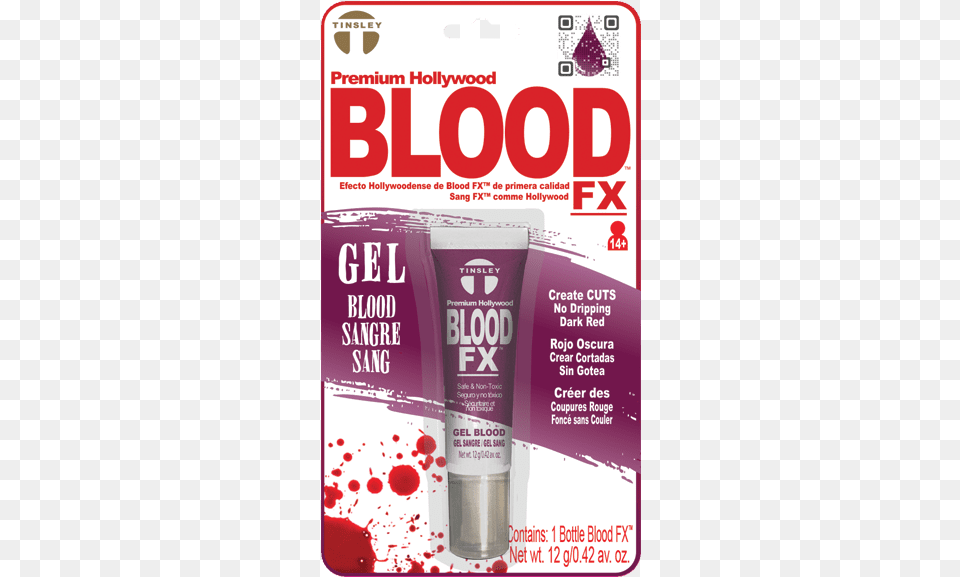 Bloodfx Gel Blood Fx Gel, Advertisement, Qr Code, Poster Png Image