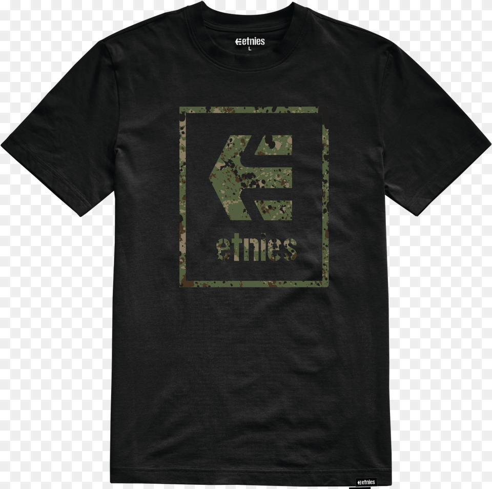 Bloodline Icon Hi Res Etnies Supreme Overlap Tee Black, Clothing, T-shirt, Shirt Png