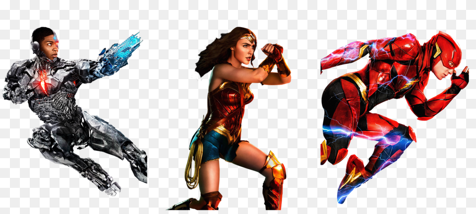 Bloodlusted Dceu Wonder Woman Cyborg And Flash Runs Mcu Fox, Adult, Person, Leisure Activities, Female Free Transparent Png