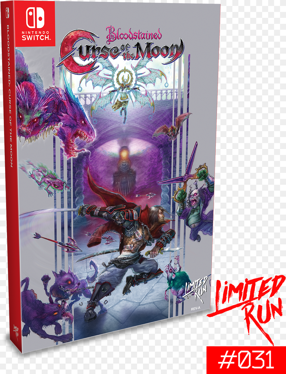 Bloodstained Curse Of The Moon Physical, Publication, Book, Comics, Adult Png Image