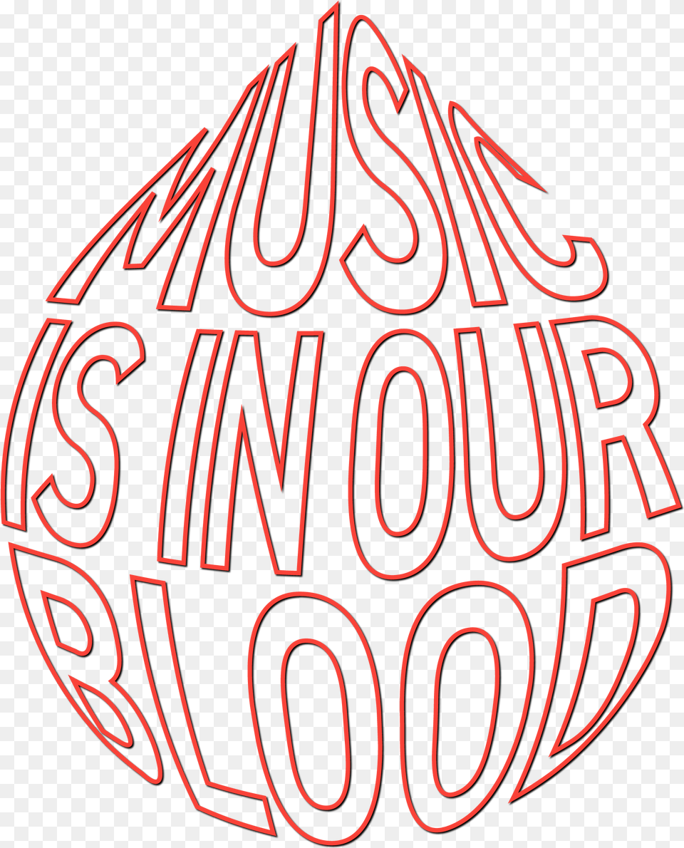Bloodworks Live Studio U2013 Music Is In Our Blood Circle, Text, Dynamite, Weapon, Light Free Png Download