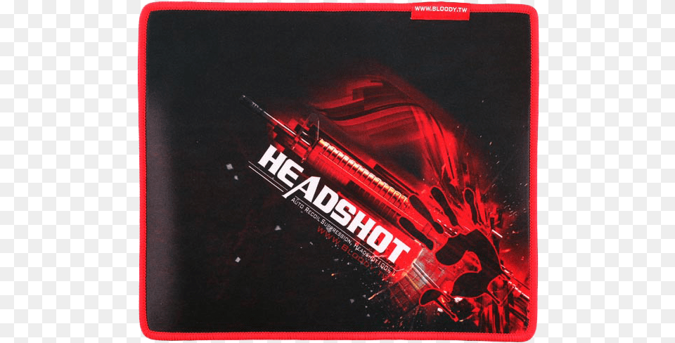 Bloody Bloody Headshot Mouse Pad, Advertisement, Poster, Firearm, Weapon Free Png