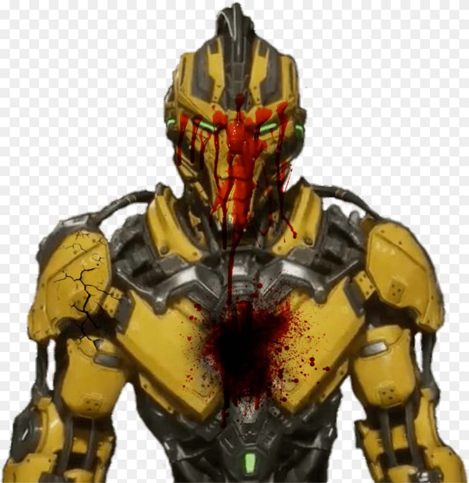 Bloody Cracked Cyrax Mortalkombat, Toy Png Image