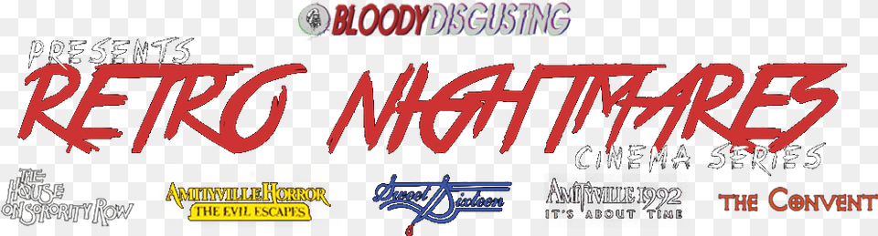 Bloody Disgusting Presents Retro Nightmares Cinema Trafalgar Releasing Ltd, Text Free Transparent Png