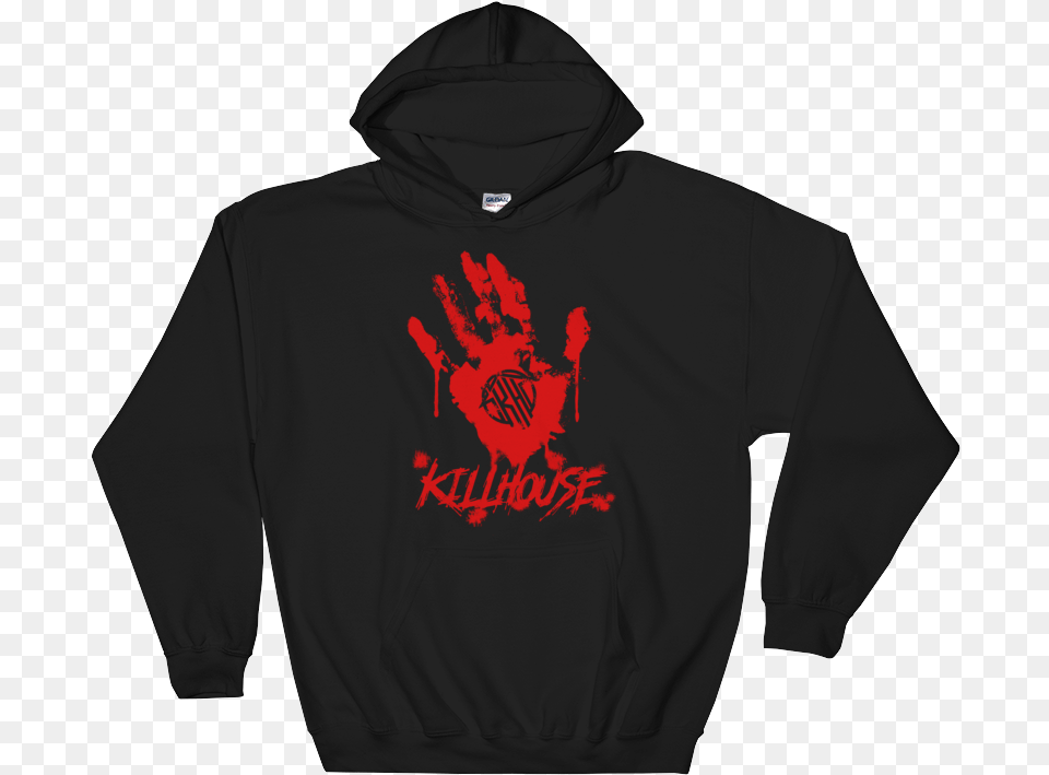 Bloody Hand Hand Of Blood Hoodie, Clothing, Hood, Knitwear, Sweater Free Png Download