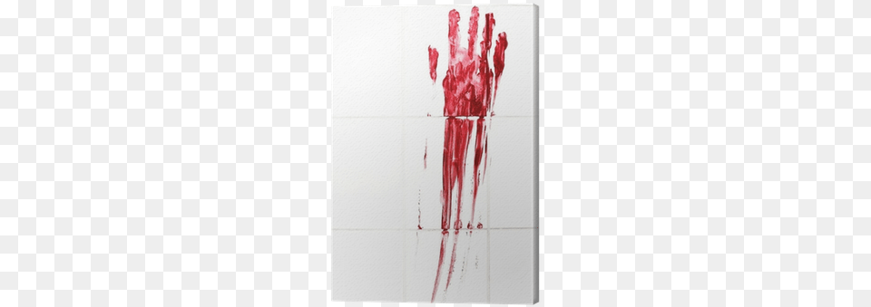 Bloody Handprint On Wall, Stain, Art, Painting Free Png