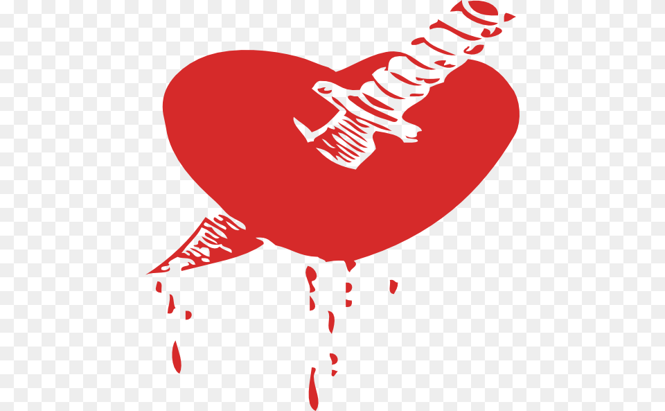Bloody Heart Clipart Free Mann Clip Art At Clker Heart With A Knife Through, Balloon Png