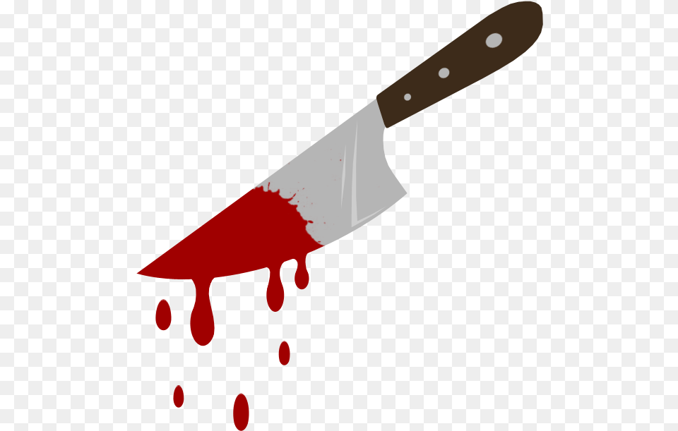 Bloody Horror Knife Knife With Blood Emoji, Blade, Weapon Free Transparent Png