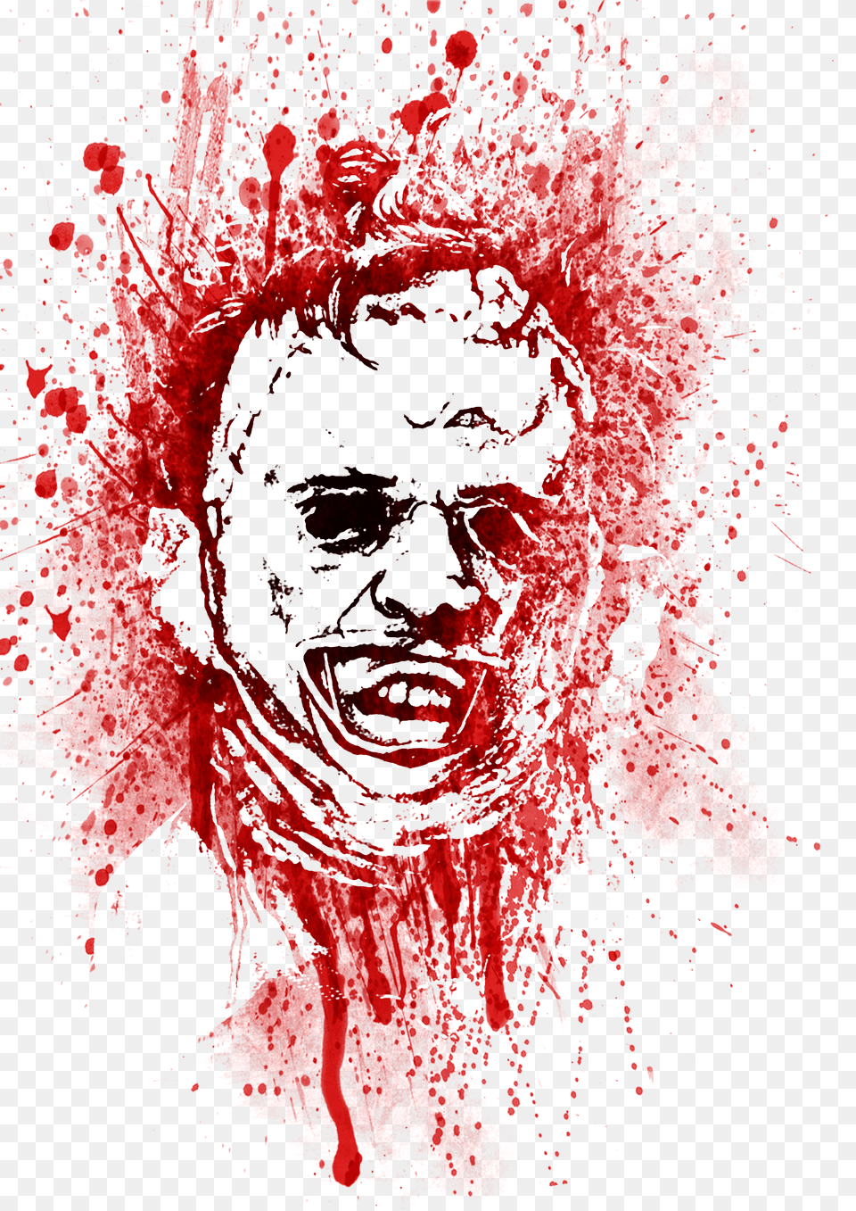 Bloody Icons Of Horror By Adriano Ott By Adriano Ott Horror, Stain Free Png Download