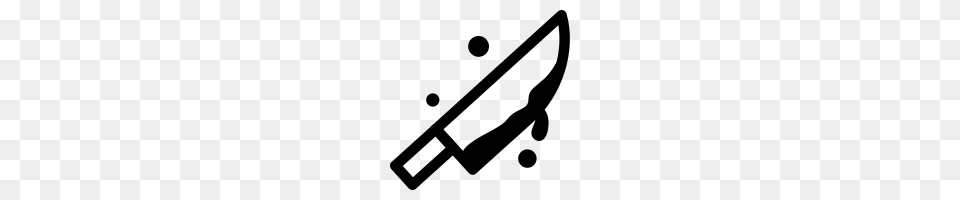 Bloody Knife Icons Noun Project, Gray Png