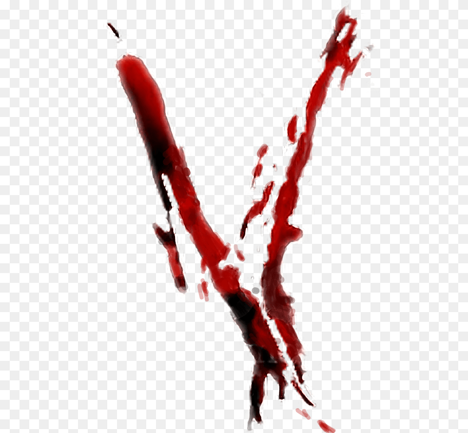 Bloody Letter V, Alcohol, Beverage, Liquor, Red Wine Png Image