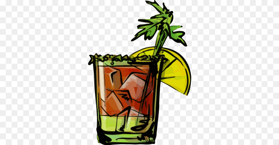 Bloody Mary Cocktail Icon, Alcohol, Beverage, Mojito, Plant Png Image