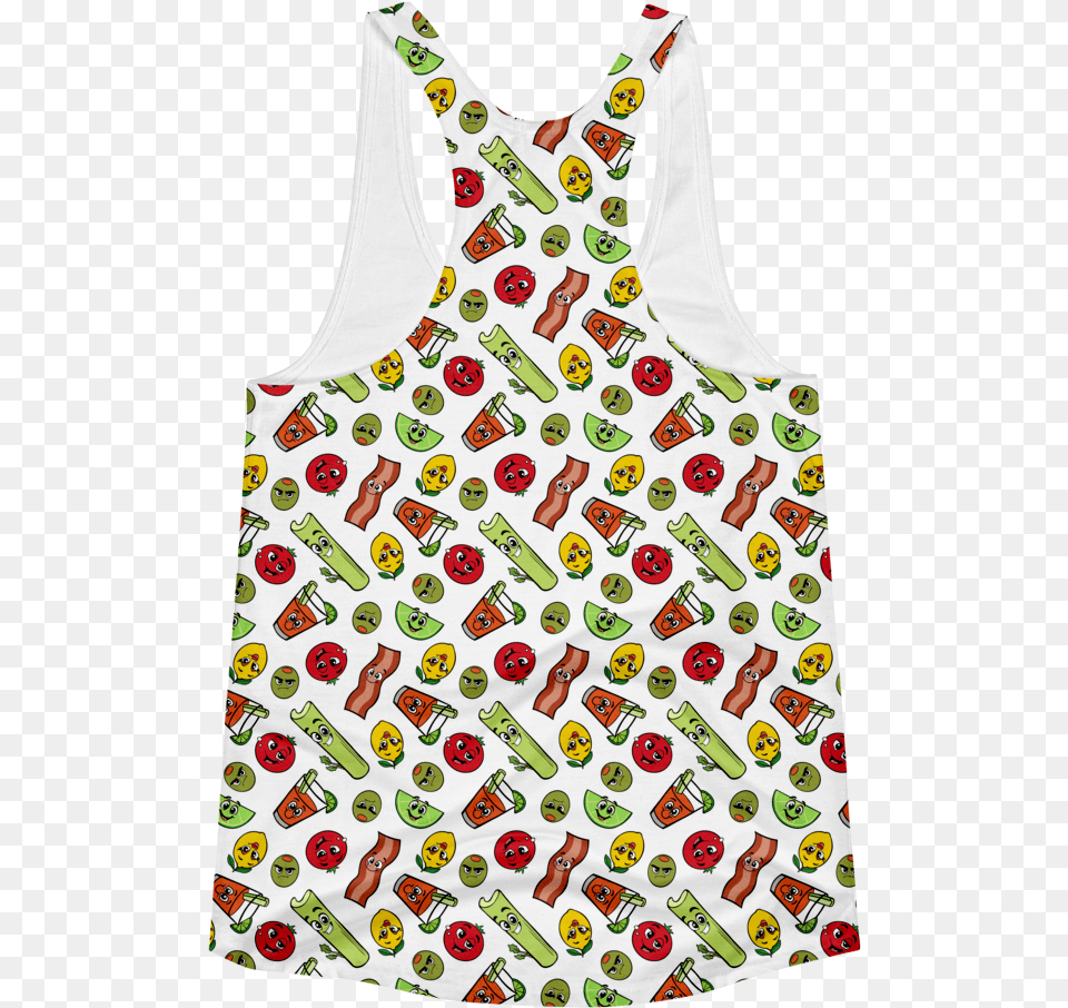 Bloody Mary Gang Tank Mockup Mockup Flat Back White Active Tank, Apron, Clothing Png