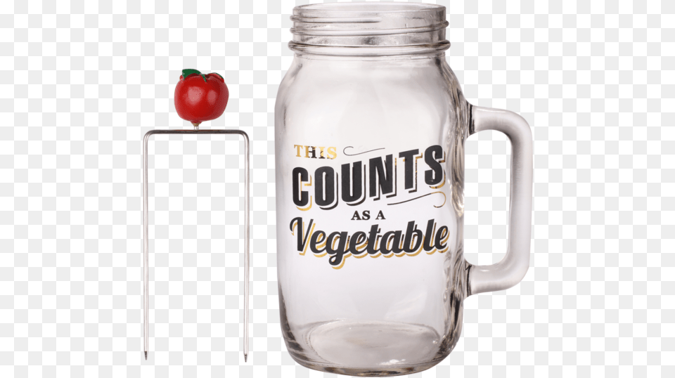 Bloody Mary Mason Jar With Tomato Skewer Bloody Mary Drinking Glass Set Multicolor, Beverage, Milk Free Transparent Png