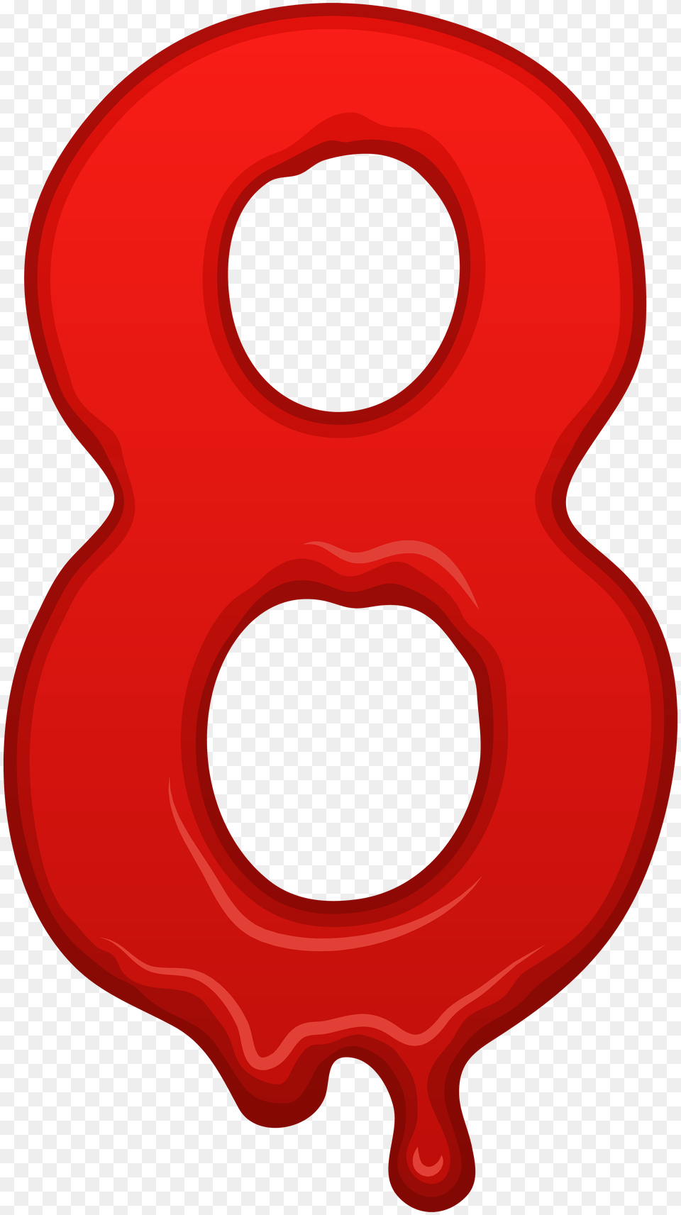 Bloody Number Eight Clip Art, Food, Ketchup, Symbol Free Png Download