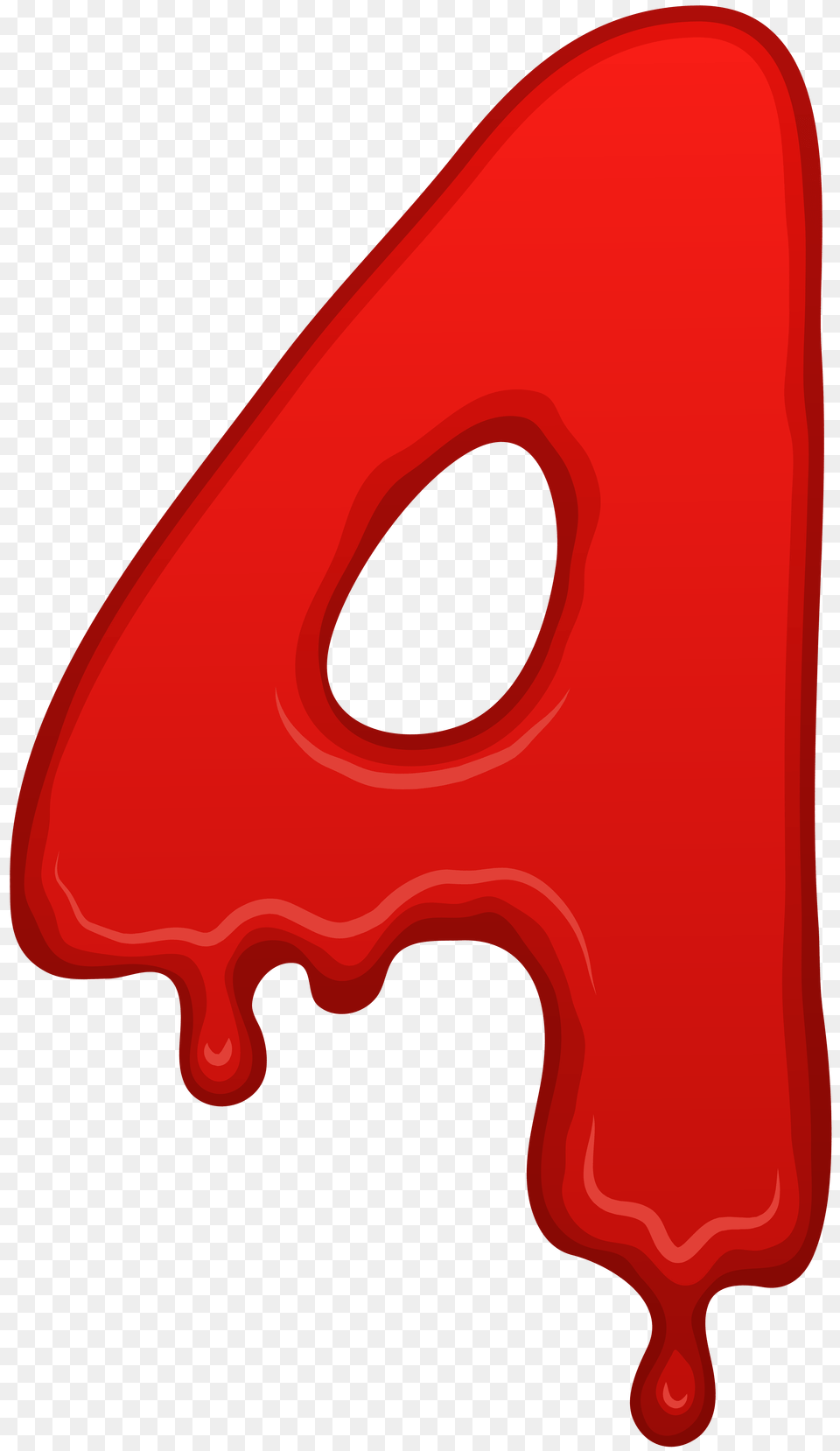 Bloody Number Four Clip Art, Food, Ketchup, Logo Free Png