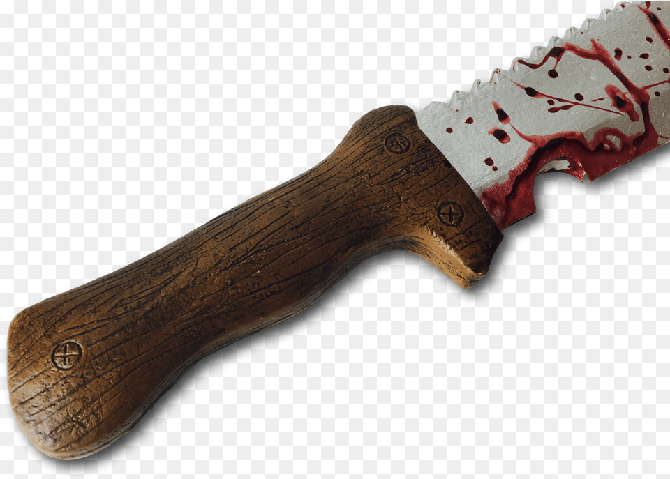 Bloody Saw Blade Hunting Knife, Dagger, Weapon Free Png