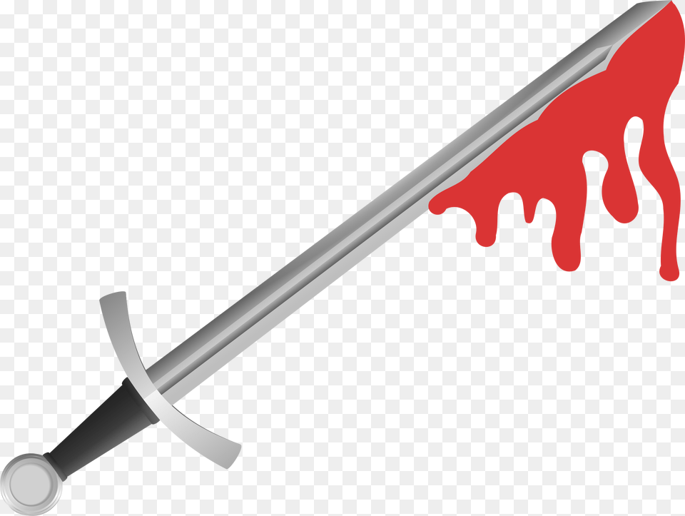 Bloody Sword Vector Image Sword With Blood Clipart, Weapon, Blade, Dagger, Knife Free Png Download