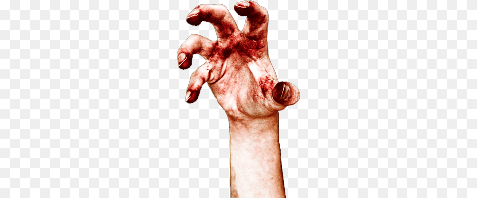Bloody Zombie Hand, Body Part, Finger, Person, Wrist Png Image