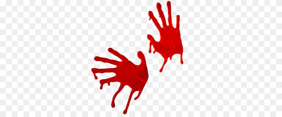 Bloody Zombie Hand Prints For Halloween Halloween Bloody Hands, Body Part, Person, Clothing, Glove Free Png Download