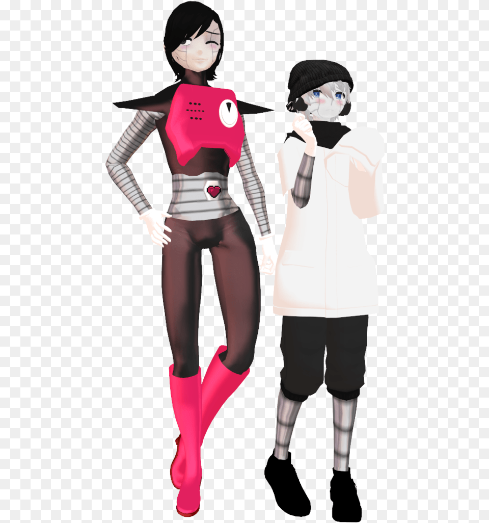 Blooky And Mettaton Cosplay, Book, Clothing, Publication, Comics Free Png Download