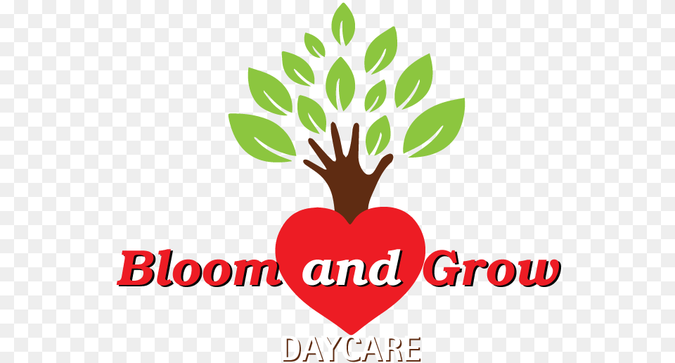 Bloom N Grow Daycare Kids Playgroup Logo Hand Tree, Leaf, Plant Png Image