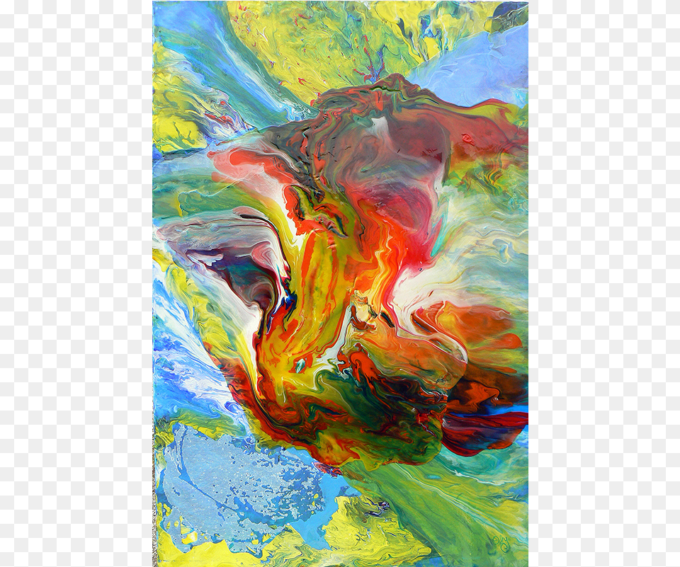Bloom Painting, Art, Modern Art, Canvas, Person Free Png Download