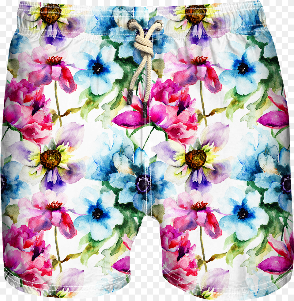 Bloom Etrea Dekokissen Kissenhlle Blumen Blau Cm, Plant, Clothing, Shorts, Swimming Trunks Free Png