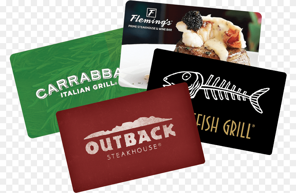 Bloomin Faceplates Outback Steakhouse Gift Card, Advertisement, Poster, Bread, Food Png Image