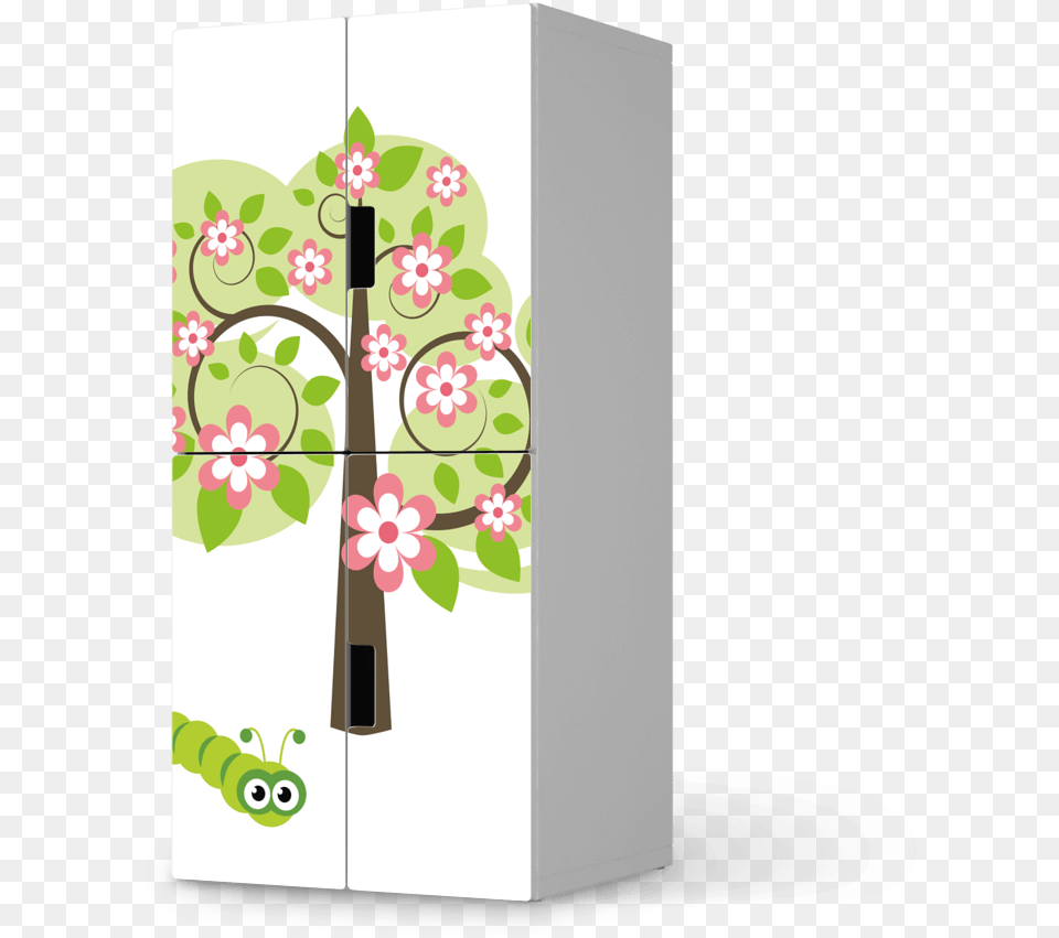 Blooming Apple Tree V, Furniture, Cabinet, Device, Closet Png
