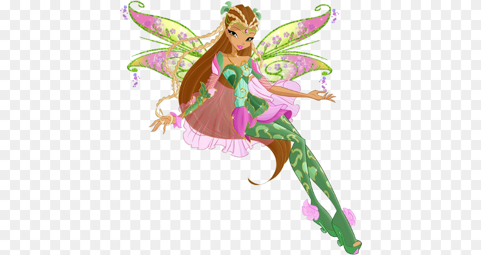 Bloomix Winx Club Wing, Purple, Person, Book, Comics Png